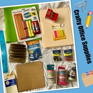 Crafty bundle of needed supplies for learning, work, & fun!